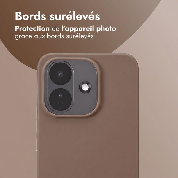 imoshion Coque Couleur Xiaomi Redmi Note 17 Pro - Marron