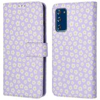 imoshion Étui de télephone portefeuille Design Samsung Galaxy S20 FE - White Daisy