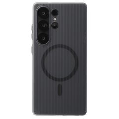 Accezz Coque arrière Lite avec MagSafe | Fluted | Samsung Galaxy S25 Ultra - Matte Black