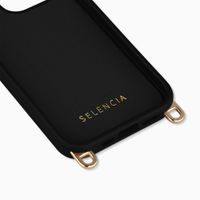 Selencia Coque arrière Rivièra avec MagSafe avec crochets amovibles Apple iPhone 14 Pro - Velvet Black