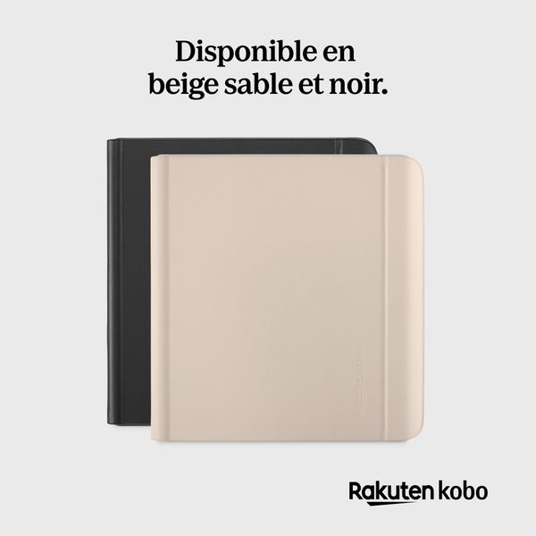 Kobo Étui de liseuse Notebook SleepCover Kobo Libra Colour - Noir