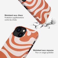 Selencia Coque arrière Vivid Apple iPhone 13 - Dream Swirl Orange