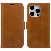 dbramante1928 Étui de télephone portefeuille Copenhagen Apple iPhone 15 Pro - Marron