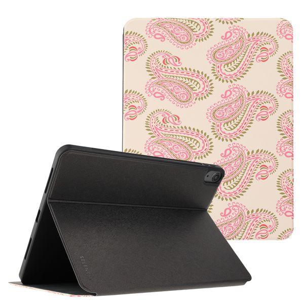 Selencia Coque tablette Vivid Apple iPad Air 11 pouces (2026) M4 / (2025) M3 / (2024) M2 / Air 5 (2022) / Air 4 (2020) - Paisley Blush