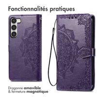 imoshion Etui de télephone Mandala Samsung Galaxy S23 Plus - Violet
