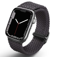 Uniq Bracelet tressé Aspen Apple Watch | 38/40/41/42 mm - Granite Grey