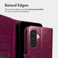 imoshion Étui de télephone portefeuille Design Samsung Galaxy A35 - Crush Check Coral Dust