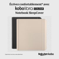 Kobo Étui de liseuse Notebook SleepCover Kobo Libra Colour - Noir