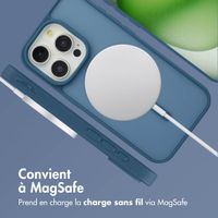 imoshion Coque Color Guard avec MagSafe Apple iPhone 15 Pro - Bleu foncé