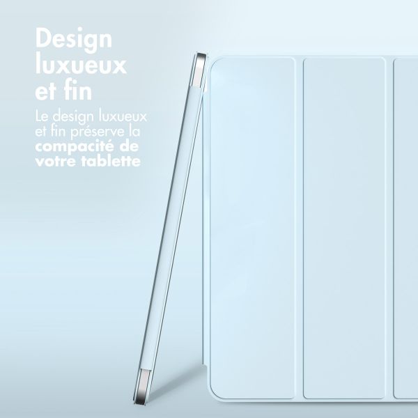 imoshion Magnetic etui de téléphone portefeuille Apple iPad Air 11 pouces (2026) M4 / (2025) M3 / (2024) M2 / Air 5 (2022) / Air 4 (2020) - Bleu clair