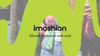 imoshion Coque design en silicone avec cordon Samsung Galaxy S10 - Petrol Green Groovy