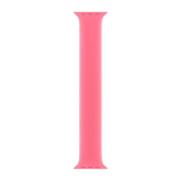Apple Bracelet Boucle unique en Silicone Apple Watch | 44/45/46/49 mm - Taille 9 - Pink
