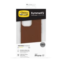 OtterBox Coque en cuir de cactus Symmetry MagSafe Apple iPhone 17 - Desert Sadle