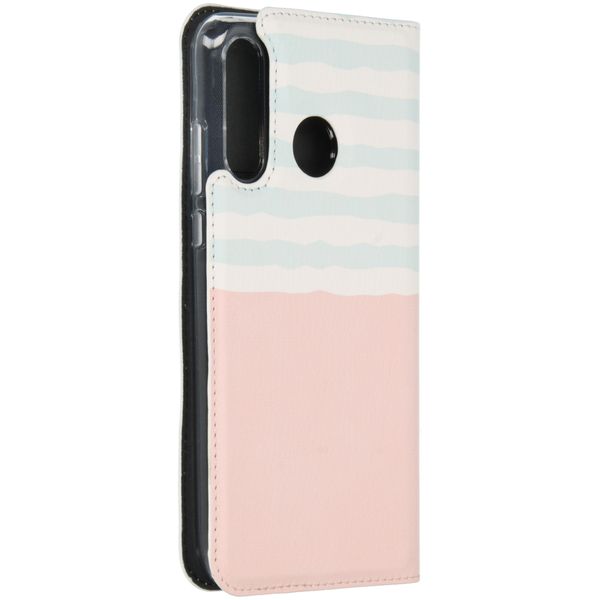 Concevez votre propre housse portefeuille Huawei P30 Lite - Blanc