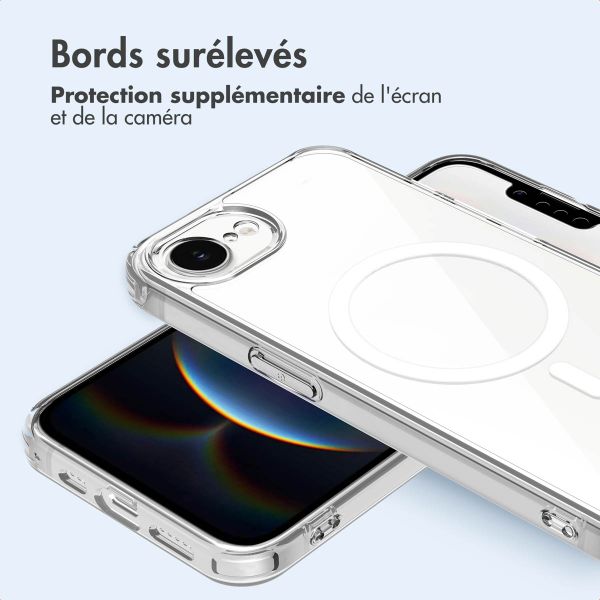 imoshion Coque arrière de protection avec MagSafe Apple iPhone 17e / 16e - Transparent