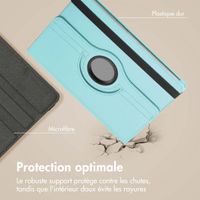 imoshion Coque tablette rotatif à 360° Samsung Galaxy Tab A11 Plus / A9 Plus - Bleu clair