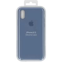 Apple Coque en silicone Apple iPhone X / Xs - Lavender Gray