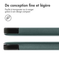 imoshion Coque tablette Trifold Apple iPad 6 (2018) 9.7 pouces / iPad 5 (2017) 9.7 pouces / Air 2 (2014)/Air 1 (2013) - Vert foncé