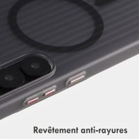 Accezz Coque arrière Lite avec MagSafe | Fluted | Samsung Galaxy S25 Ultra - Gris