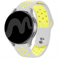 imoshion Bracelet sport en silicone  - Connexion universelle 22 mm - Light Grey & Neon Yellow