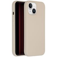Accezz Coque Liquid Silicone avec MagSafe Apple iPhone 15 - Stone