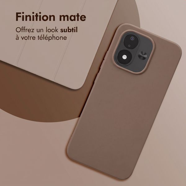 imoshion Coque Couleur Xiaomi Redmi Note 17 (5G) - Marron