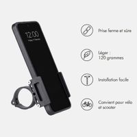 imoshion Mini support de téléphone en aluminium pour vélo - Léger - Universel - Noir