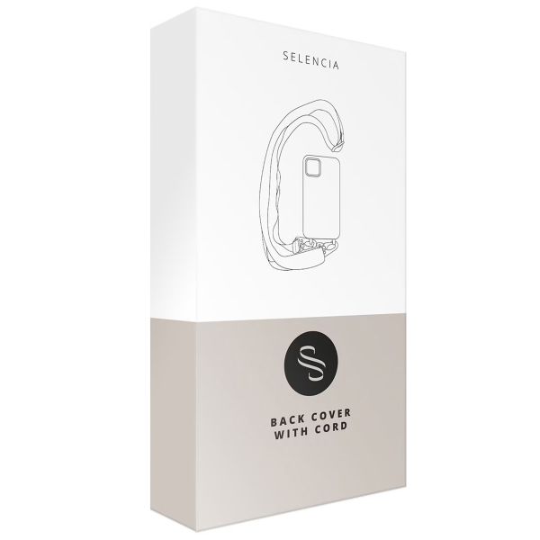 Selencia Coque de télephone Nova avec cordon et porte-cartes Apple iPhone 17 - Leopard