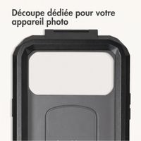 imoshion Support de téléphone premium pour vélo - Résistant aux éclaboussures - Rotation à 360° - Universel - Noir
