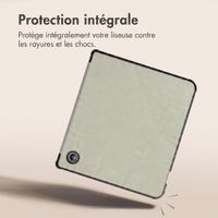 imoshion Étui de liseuse portefeuille design Pliable Kobo Libra Colour - Floral Green