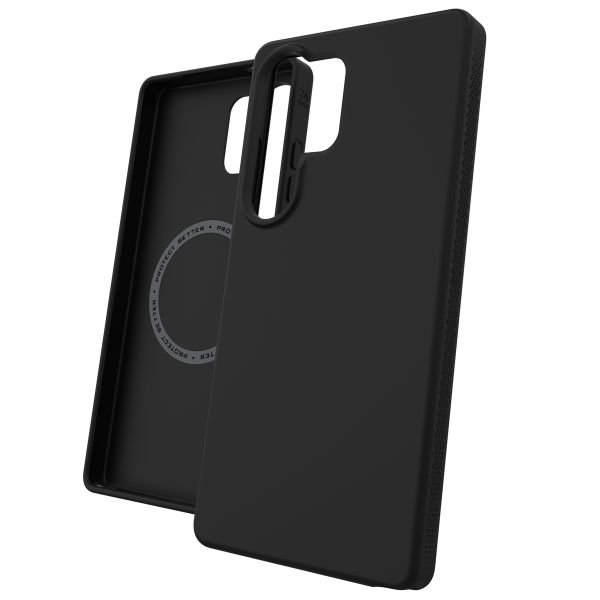 ZAGG Coque Milan Snap avec MagSafe Samsung Galaxy S25 Ultra - Noir