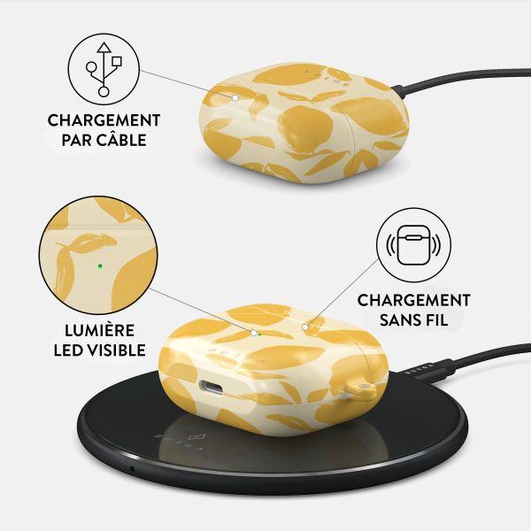 Burga Coque rigide Apple AirPods 3 - Lemon Tart