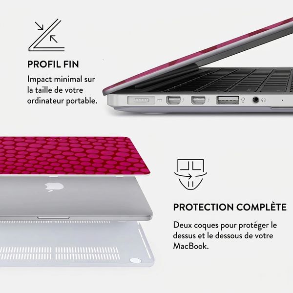 Burga Coque Rigide Apple MacBook Air 15 pouces (2023 / 2024 M3 / 2025 M4 / 2026 M5) - Reset Button
