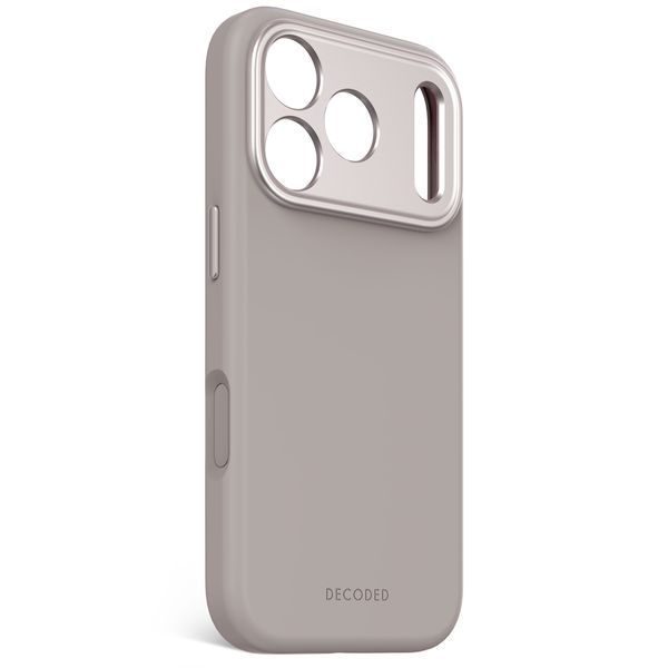 Decoded Coque en silicone MagSafe Apple iPhone 17 Pro Max - Soft Taupe
