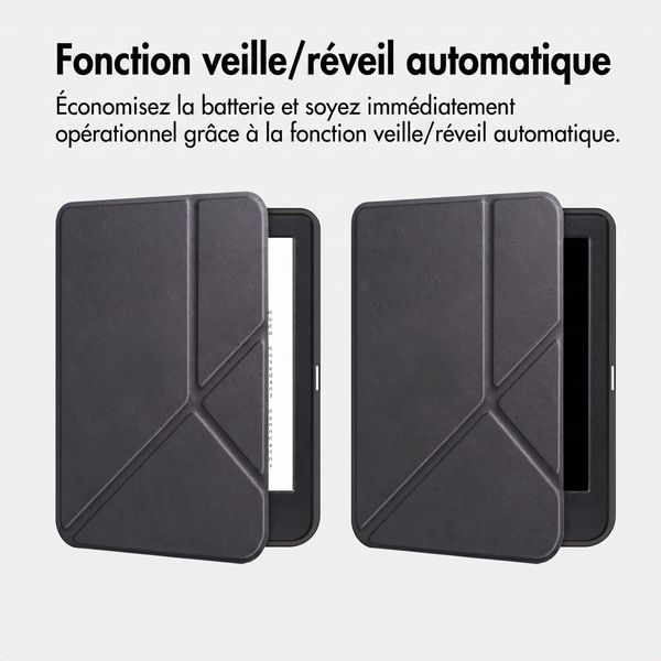 imoshion Étui de liseuse portefeuille Pliable Kobo Clara Colour / BW - Noir