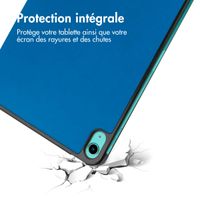 imoshion Coque tablette Trifold Apple iPad 11 (2025) 11 pouces A16 / iPad 10 (2022) 10.9 pouces - Cobalt Blue