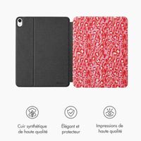 Selencia Coque tablette Vivid Apple iPad Air 11 pouces (2026) M4 / (2025) M3 / (2024) M2 / Air 5 (2022) / Air 4 (2020) - Wild Spots Lipstick