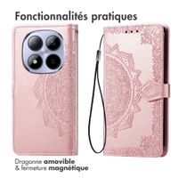 imoshion Etui de télephone Mandala Xiaomi Redmi Note 15 Pro (5G) - Rose Gold