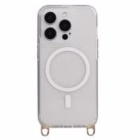 Selencia Coque arrière Rivièra MagSafe avec crochets amovibles Apple iPhone 15 Pro - Transparent