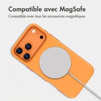imoshion Coque arrière Color avec Thin MagSafe Ring Apple iPhone 17 Pro Max - Orange
