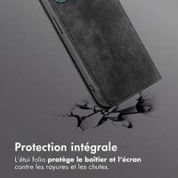 imoshion Étui de téléphone portefeuille Slim Oppo A6 (5G) - Noir