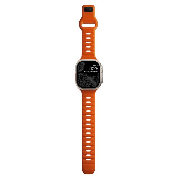 Nomad Bracelet Sport FKM Apple Watch | 44/45/46/49 mm - Ultra Orange
