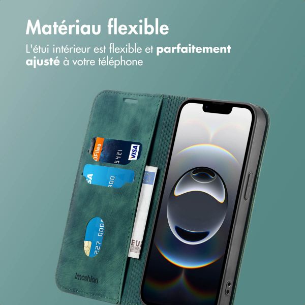 imoshion Étui de téléphone portefeuille Slim Apple iPhone 17e / 16e - Vert