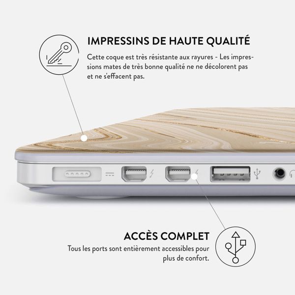 Burga Coque Rigide Apple MacBook Pro 16 pouces (2021 / 2023 M3 / 2024 M4 / 2026 M5) - Full Glam