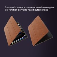 Accezz Coque tablette trifold en cuir Apple iPad Pro 13 (2025) M5 / (2024) M4 - Cognac