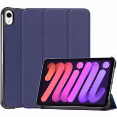 imoshion Coque tablette Trifold Apple iPad Mini 7 (2024) / iPad Mini 6 (2021) - Bleu foncé
