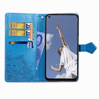 Etui de télephone portefeuille Mandala Oppo A52 / Oppo A72 / Oppo A92 - Turquoise