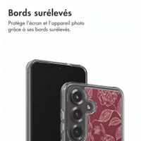 imoshion Coque Design Samsung Galaxy S25 - Deep Rose