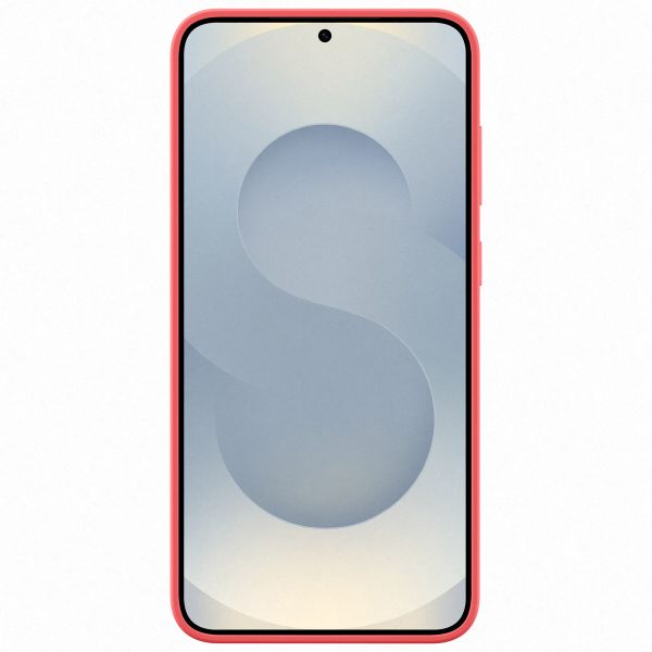 Samsung Original Coque en silicone Samsung Galaxy S25 Plus - Peach