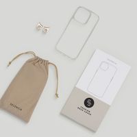 Selencia Coque arrière avec crochets amovibles Apple iPhone 17 Pro Max - Transparent